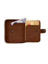Les Ateliers Foures 9247 - CUIR DE VACHETTE - COGNAC porte monnaie et billet cuvette fourès pm-homme