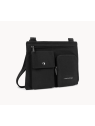 Lancaster 510-90 sac besace plat s multipoche basic pocket sacs-a-mains