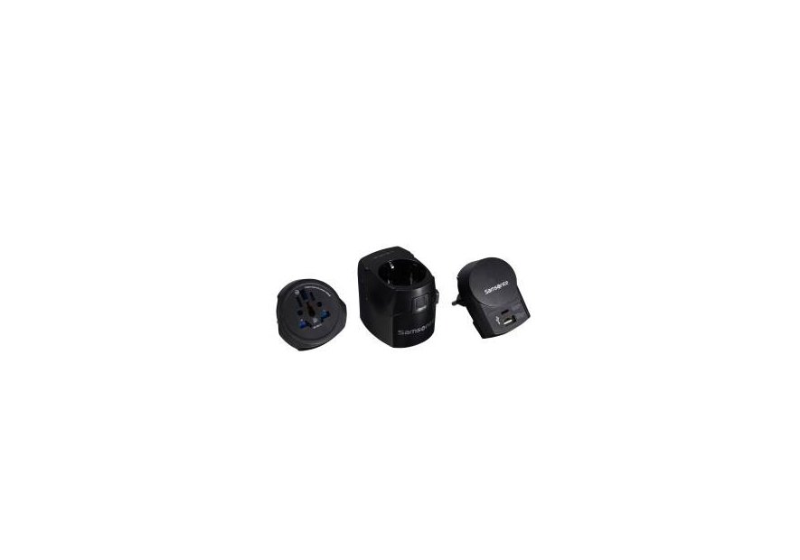 Samsonite 155603 prise adaptatrice samsonite monde pro usb adaptateur prises