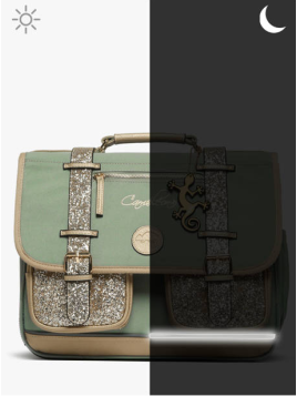Caméléon VIG-CA38 cartable enfant 2 compartiments vintage fantasy Cartables enfant