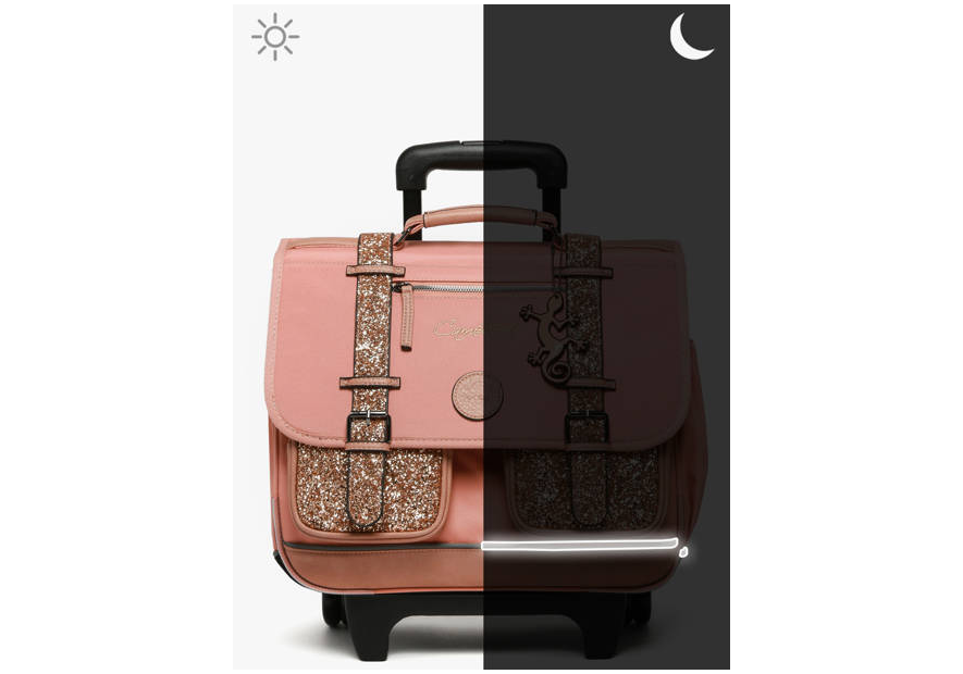 Caméléon VIG-CR38 caméléon-vintage-cartable à roulettes 38cm Cartables enfant