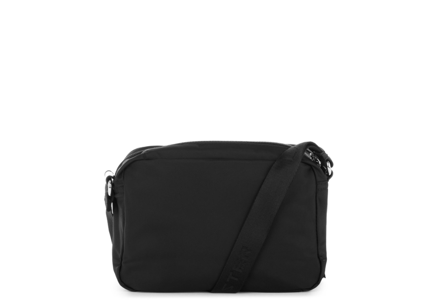 Lancaster 514-43 - NYLON/CUIR - NOIR Basic Pompon - Sac Trotteur