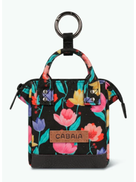 Cabaïa PICO porte cles/etui ipod gris gris de sac p.cles breloque