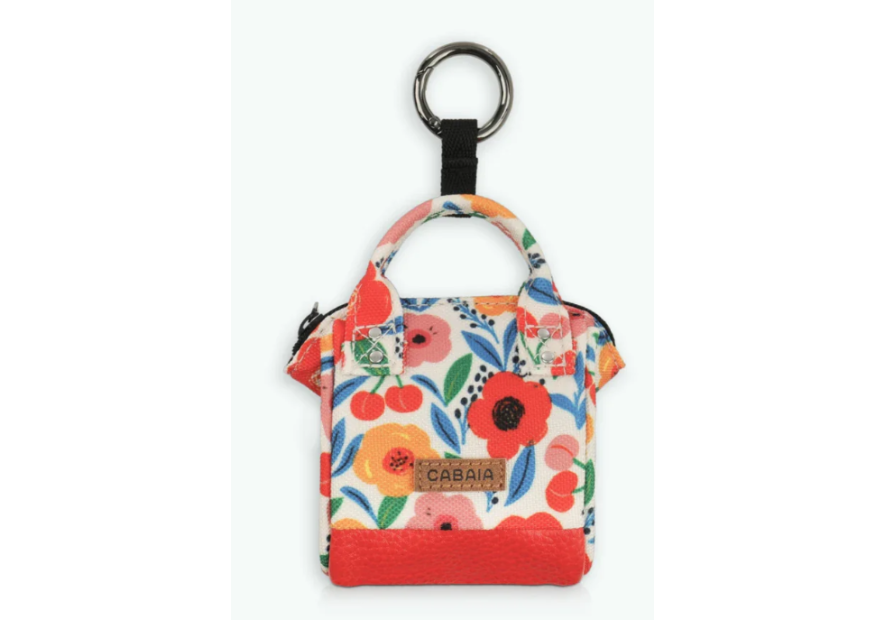 Cabaïa PICO porte cles/etui ipod gris gris de sac p.cles breloque
