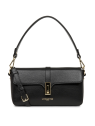 Lancaster 547-41 - CUIR DE VACHETTE - NOIR Foulonné Milano - Petit sac trotteur sacs-a-mains