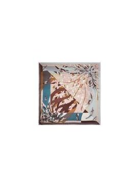Lancel A13107 carré de soie lancel arabesque carre de soie