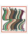 Longchamp 50679GSO carré de soie longchamp 50 x 50 cm carre-de-soie