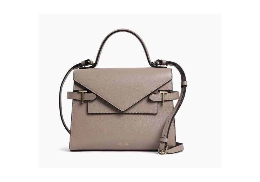 Le Tanneur TEMI1014 sac à main double rabat taille m Sacs à mains