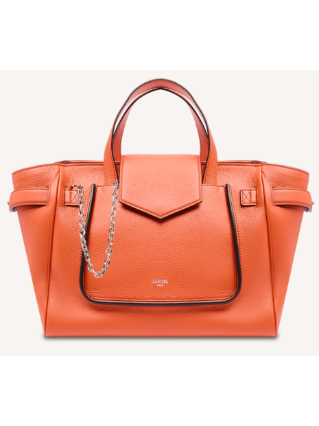 Lancel A14222 sac cabas lancel thea porté main sac-a-main-shopping-toile-ou-cuir