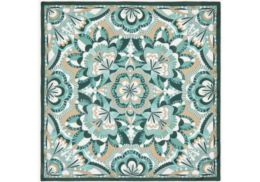 Lancel A08468 lancel carré de soie 90 x 90 cm carre de soie