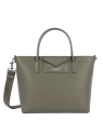 Lancaster 518-102 lancaster sac cabas main zippé maya double kba sac-a-main-shopping-toile-ou-cuir