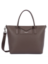Lancaster 518-102 lancaster sac cabas main zippé maya double kba sac-a-main-shopping-toile-ou-cuir