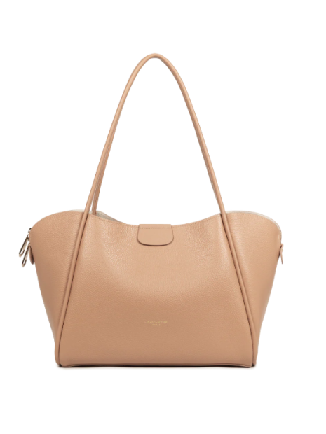 Lancaster 470-86 sac cabas epaule l lancaster ida double sac-a-main-shopping-toile-ou-cuir