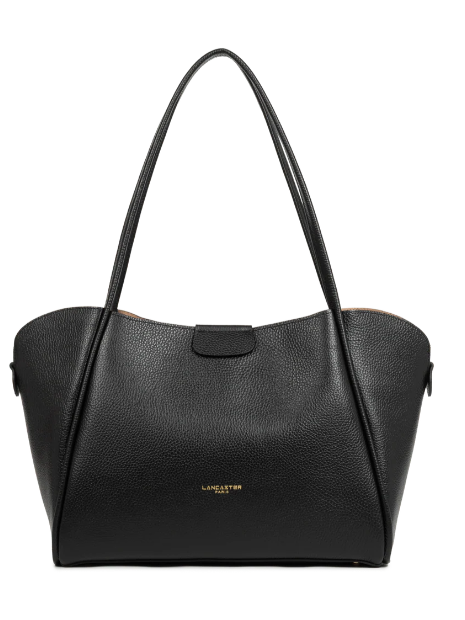 Lancaster 470-86 sac cabas epaule l lancaster ida double sac-a-main-shopping-toile-ou-cuir