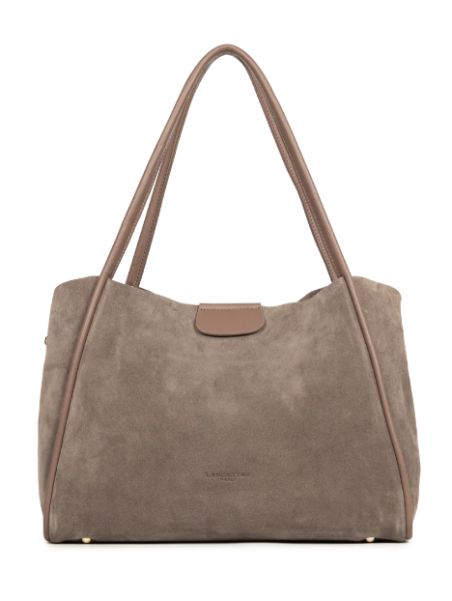 Lancaster 470-102 grand sac cabas lancaster ida suede shopping