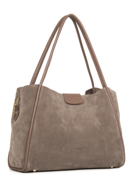 Lancaster 470-102 grand sac cabas lancaster ida suede shopping