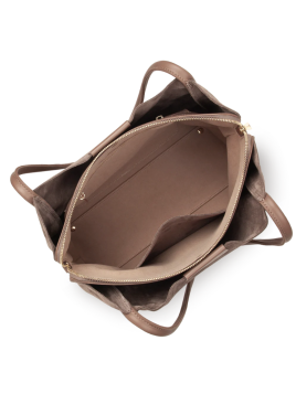 Lancaster 470-102 grand sac cabas lancaster ida suede shopping