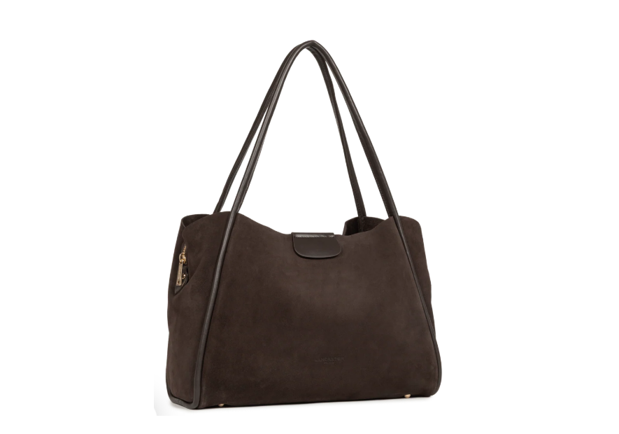 Lancaster 470-102 grand sac cabas lancaster ida suede shopping