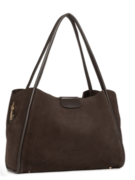 Lancaster 470-102 grand sac cabas lancaster ida suede shopping