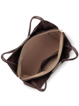 Lancaster 470-102 grand sac cabas lancaster ida suede shopping