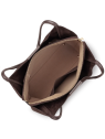 Lancaster 470-102 grand sac cabas lancaster ida suede sac-a-main-shopping-toile-ou-cuir