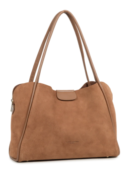 Lancaster 470-102 grand sac cabas lancaster ida suede shopping