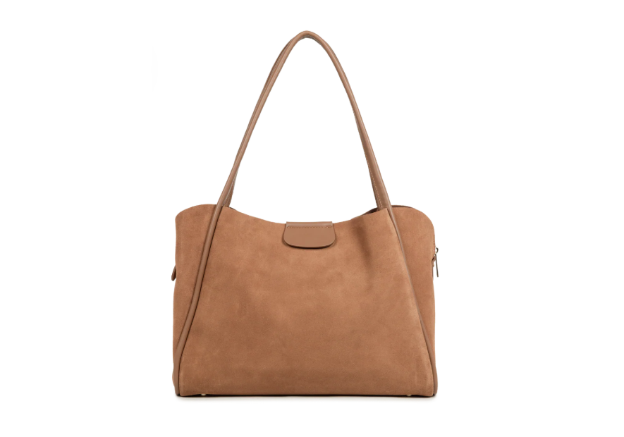 Lancaster 470-102 grand sac cabas lancaster ida suede shopping