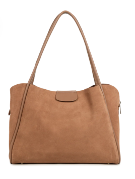 Lancaster 470-102 grand sac cabas lancaster ida suede shopping