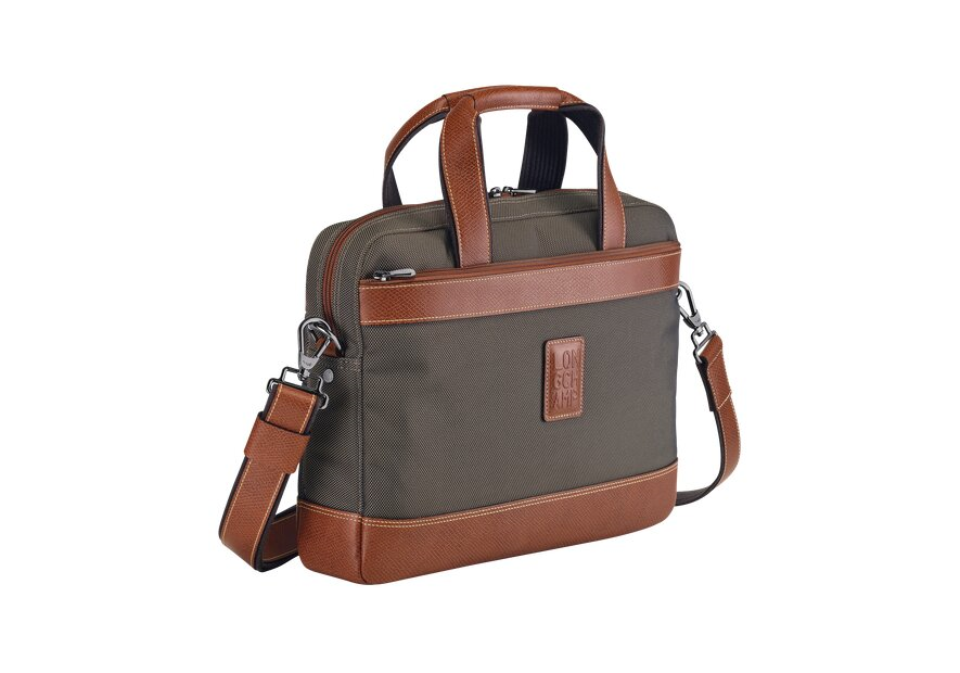 Longchamp 1486080 - POLYESTER/CUIR - BRUN porte documents boxford s