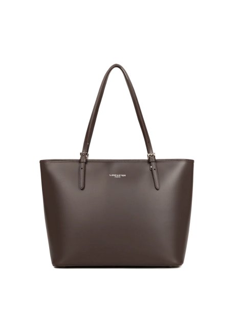 Lancaster 437-08 Constance - Grand Sac Cabas épaule sac-a-main-shopping-toile-ou-cuir