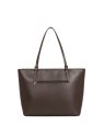 Lancaster 437-08 Constance - Grand Sac Cabas épaule sac-a-main-shopping-toile-ou-cuir
