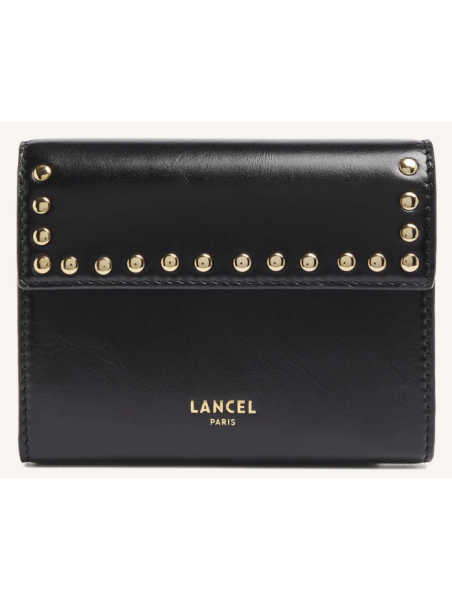 Lancel A14243 portefeuille rectangulaire à rabat studs pmpb
