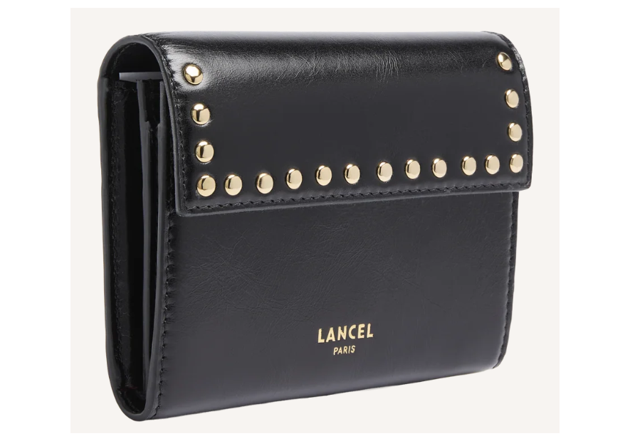 Lancel A14243 portefeuille rectangulaire à rabat studs pmpb