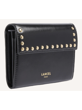 Lancel A14243 portefeuille rectangulaire à rabat studs pmpb