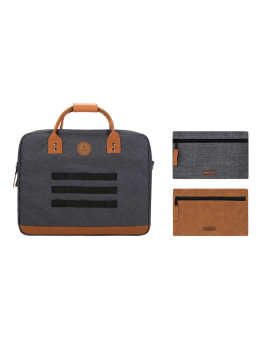 Cabaïa BAG MESSENGER - POLYESTER RECYCL porte documents/ordinateur messenger