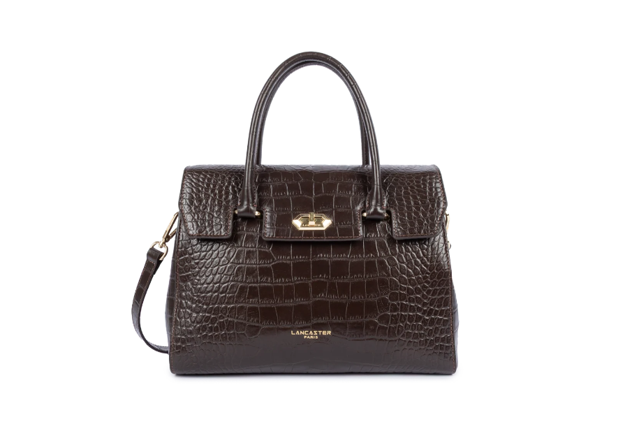 Lancaster 524-85 Exotic Croco CN - Sac rabat Sacs à mains