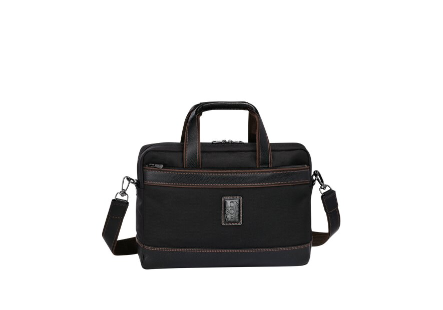 Longchamp 1486080 - POLYESTER/CUIR - NOIR porte documents boxford s