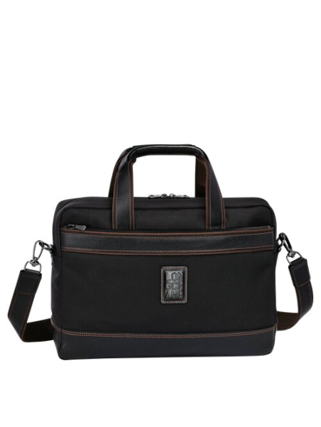 Longchamp 1486080 - POLYESTER/CUIR - NOIR porte documents boxford s