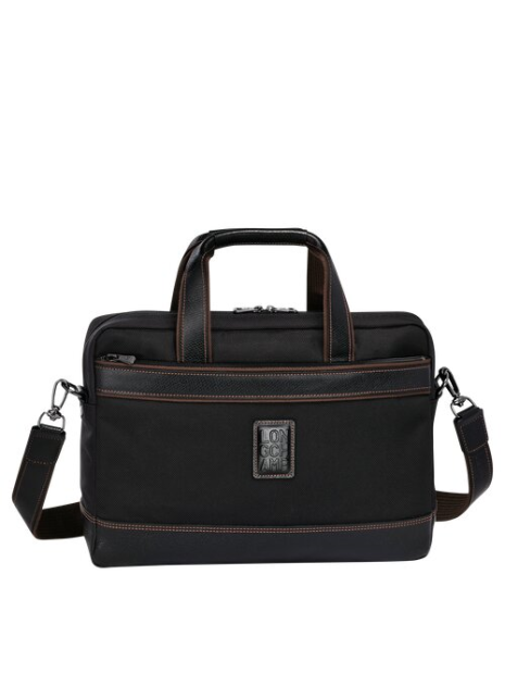 Longchamp 1486080 - POLYESTER/CUIR - NOIR porte documents boxford s sac-business
