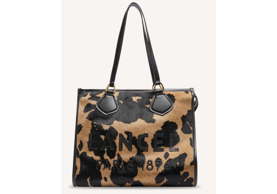 Lancel A14249 shopping jour de lancel pony cow shopping