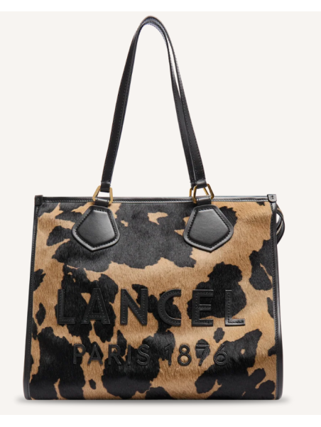 Lancel A14249 shopping jour de lancel pony cow shopping