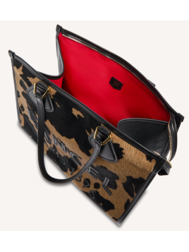Lancel A14249 shopping jour de lancel pony cow shopping