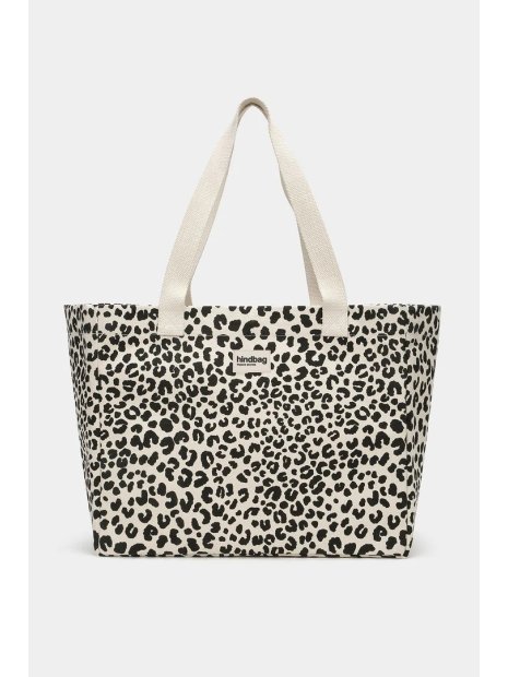 hindbag CLAUDE sac cabas claude hindbag sac-a-main-shopping-toile-ou-cuir