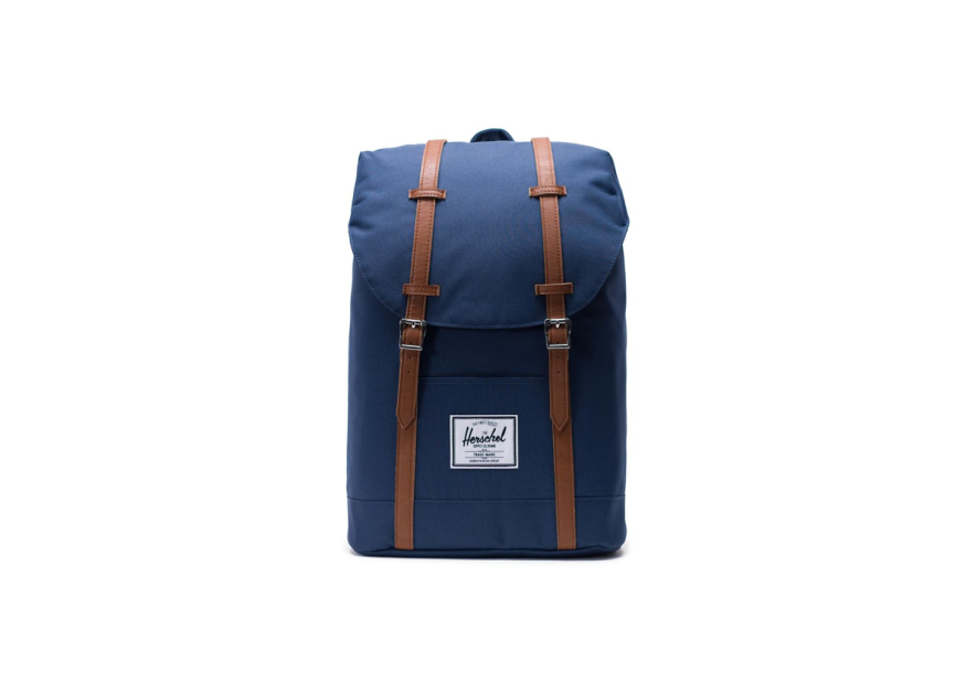 Herschel RETREAT - POLYESTER - NAVY/TAN sac à dos retreat herschel