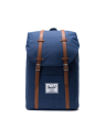 Herschel RETREAT - POLYESTER - NAVY/TAN sac à dos retreat herschel loisirs