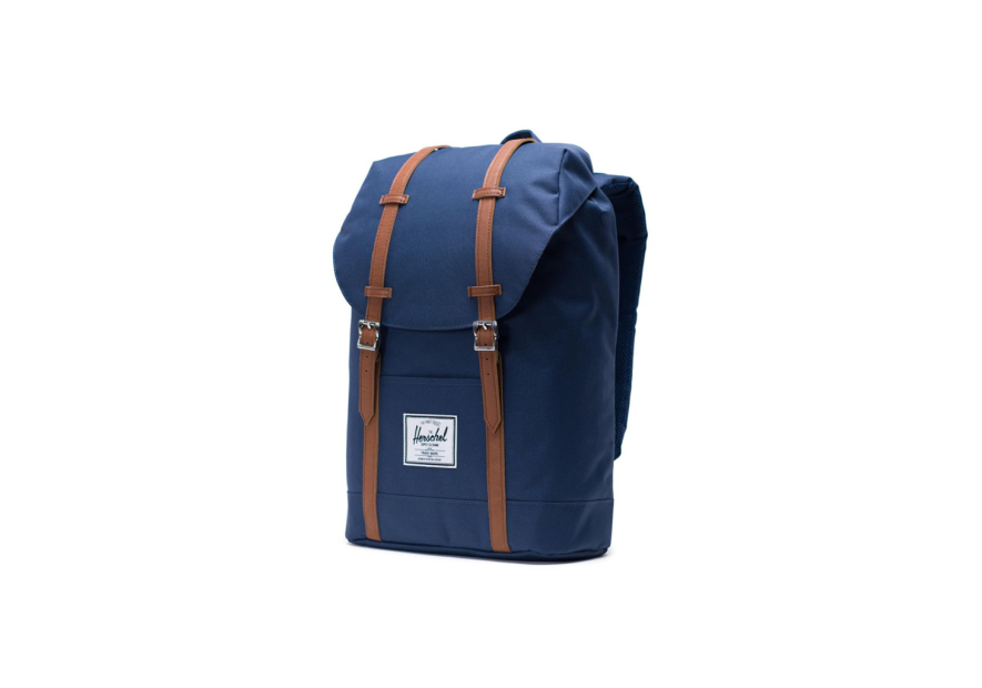 Herschel RETREAT - POLYESTER - NAVY/TAN sac à dos retreat herschel