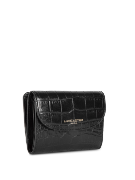 Lancaster 124-11 - VACHETTE CROCO - NOIR lancaster exotic croco pmpb