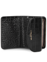 Lancaster 124-11 - VACHETTE CROCO - NOIR lancaster exotic croco pmpb pmpb