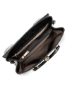 Lancaster 524-85 - VACHETTE CROCO - NOIR Exotic Croco CN - Sac rabat sacs-a-mains