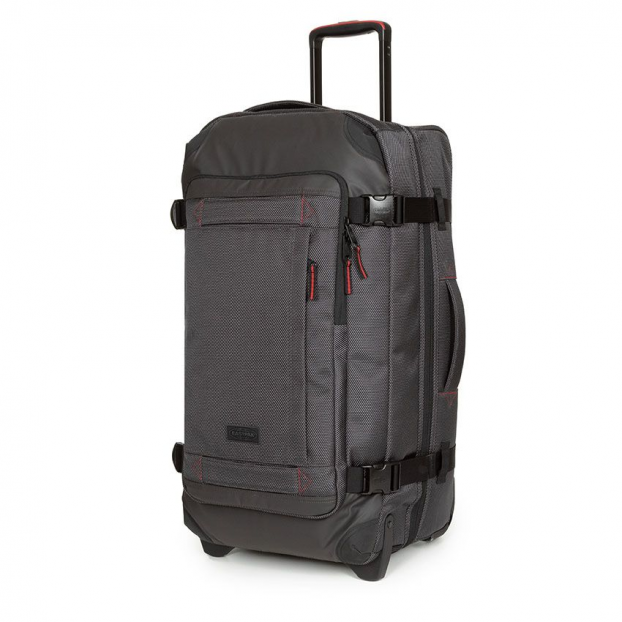 Eastpak K96D - POLYESTER - ACCENT GREY - sac à roulettes tranverz cnnct l eastpak Sac de voyage à roulettes